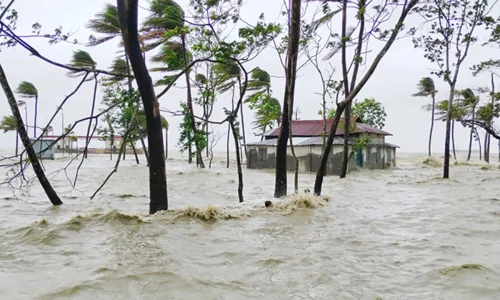 খুলনায় এক রাতেই ভেসে গেছে ১৬৮ কোটি টাকার মাছ